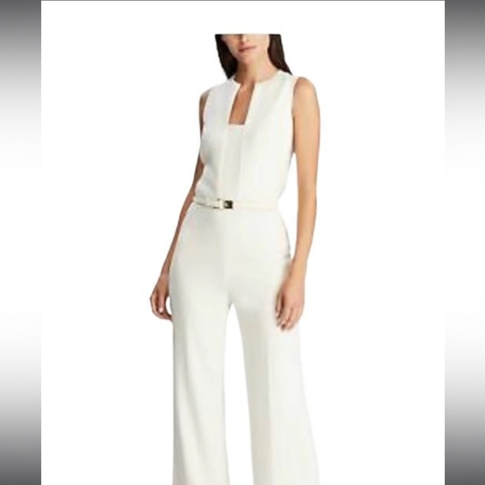 Ralph Lauren Ivory jumpsuit with belt